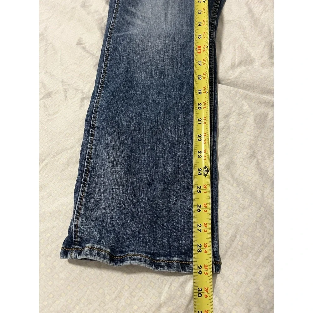Wrangler Retro Slim Bootcut Jeans Mens 36x30 Blue Denim Cowboy Western Pants